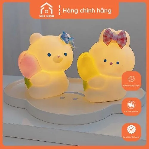 đây là đèn ngủ thỏ siêu xinh