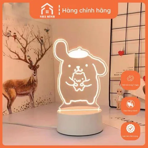 đèn 3d sinh động