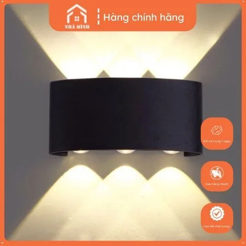 đèn hắt vào tường trang trí nhà cửa