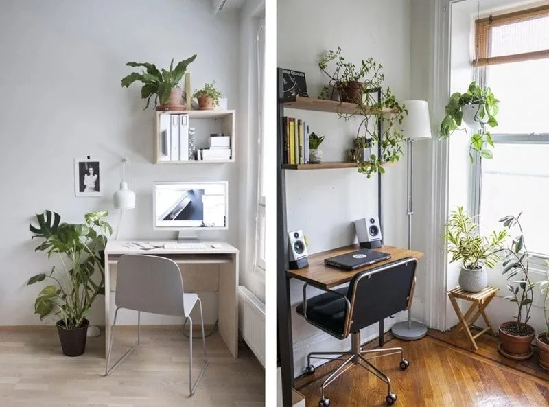 Decor bàn làm việc với những món đồ